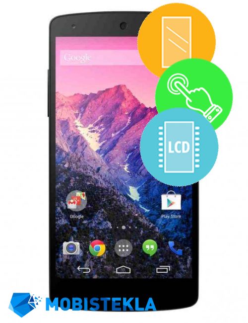 LG Nexus 5 - Menjava ekrana in stekla