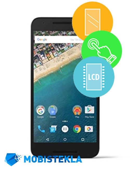 LG Nexus 5X - Menjava ekrana in stekla