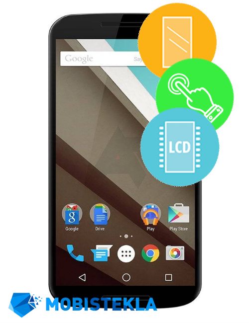MOTOROLA Nexus 6 - Menjava ekrana in stekla