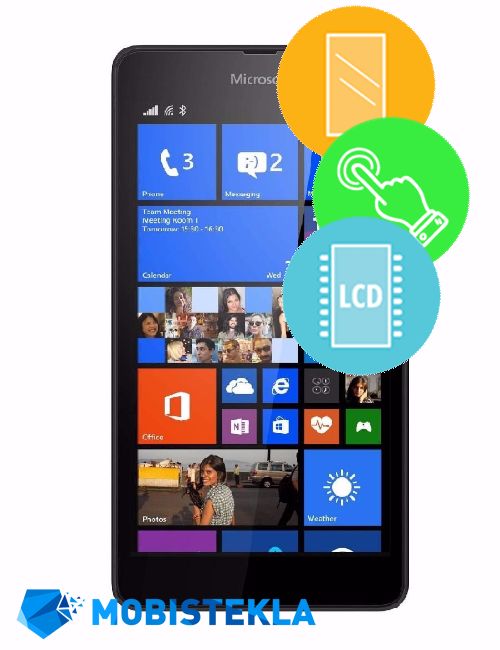 NOKIA Microsoft Lumia 535 - Menjava ekrana in stekla