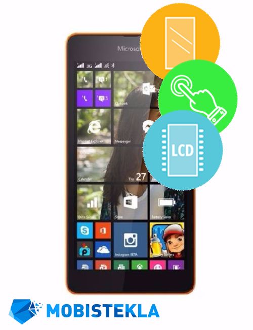 NOKIA Microsoft Lumia 540 - Menjava ekrana in stekla