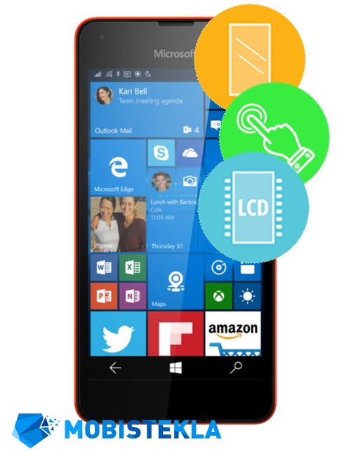 NOKIA Microsoft Lumia 550 - Menjava ekrana in stekla