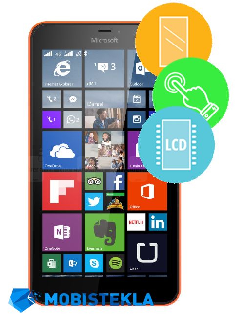 NOKIA Lumia 640 - Menjava ekrana in stekla