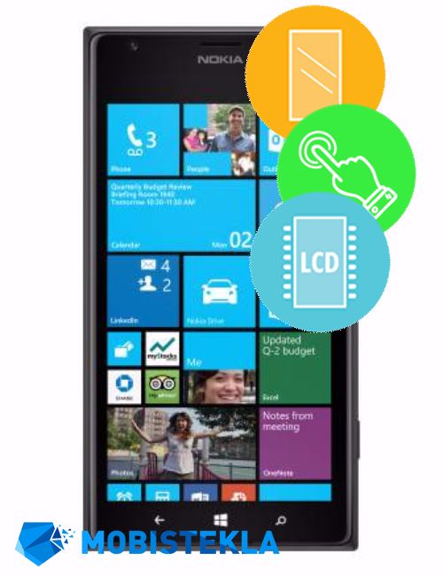 NOKIA Lumia 1520 - Menjava ekrana in stekla
