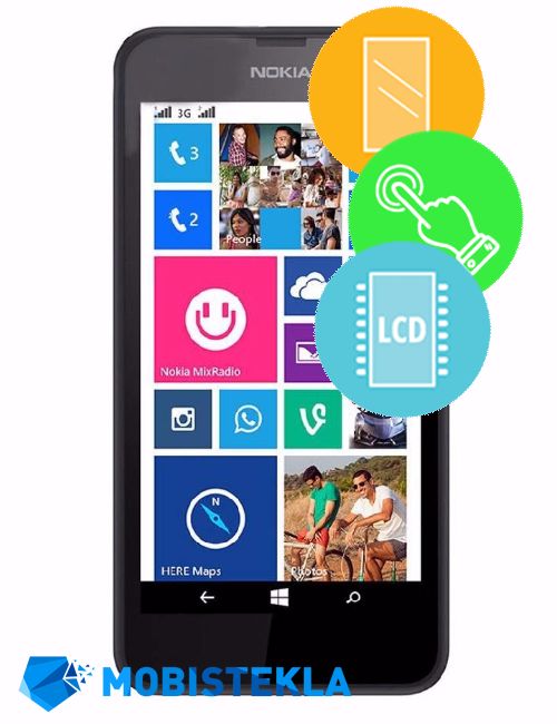 NOKIA Lumia 630 - Menjava ekrana in stekla