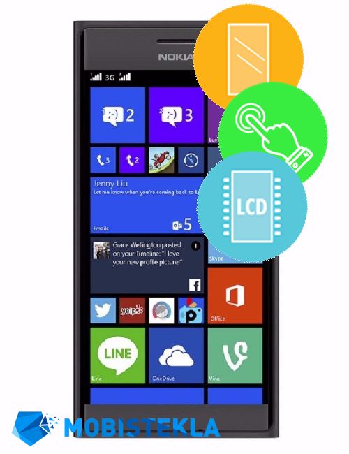 NOKIA Lumia 730 - Menjava ekrana in stekla