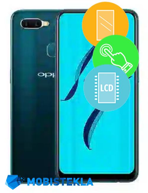 OPPO A7 - Menjava ekrana in stekla