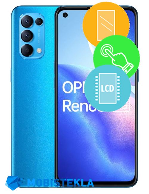 OPPO Reno 5 5G - Menjava ekrana in stekla