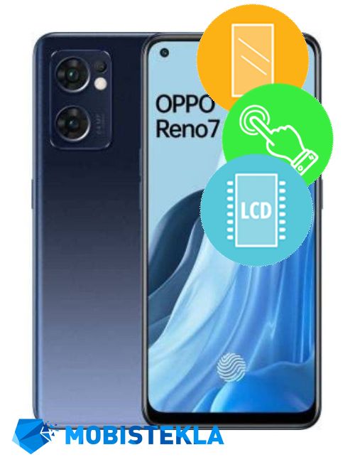 OPPO Reno 7 5G - Menjava ekrana in stekla