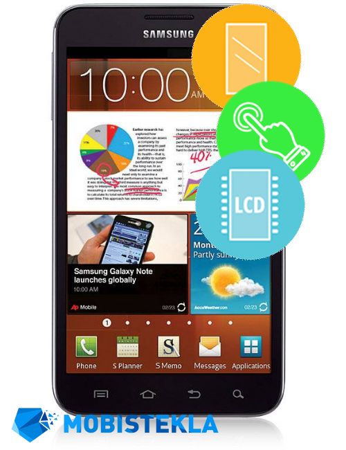 SAMSUNG Galaxy Note 1 - Menjava ekrana in stekla