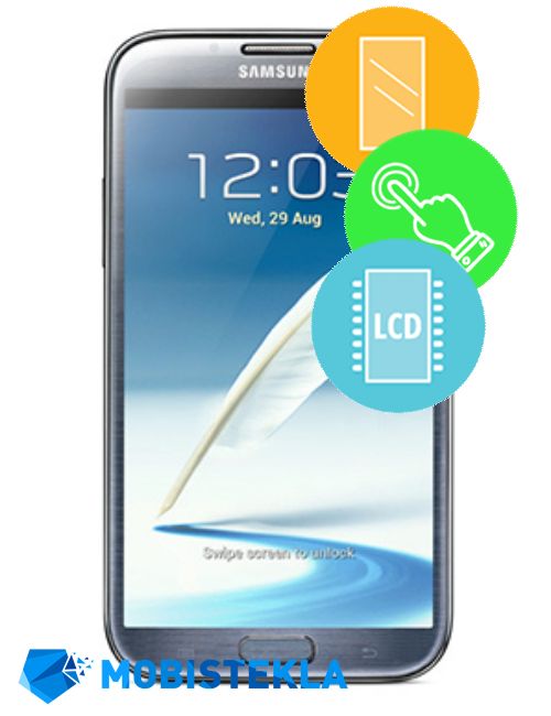 SAMSUNG Galaxy Note 2 - Menjava ekrana in stekla