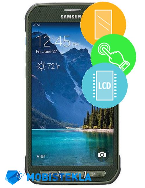 SAMSUNG Galaxy S5 Active - Menjava ekrana in stekla