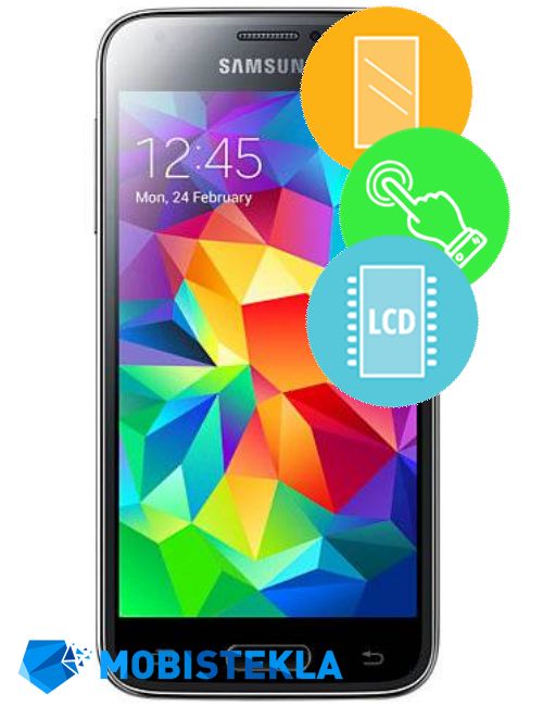 SAMSUNG Galaxy S5 Mini - Menjava ekrana in stekla