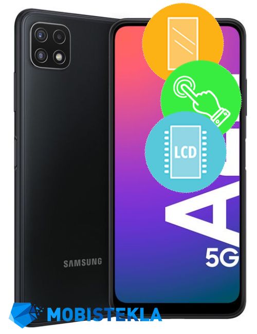 SAMSUNG Galaxy A22 5G - Menjava ekrana in stekla