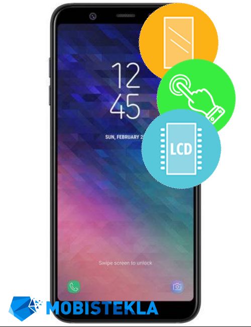 SAMSUNG Galaxy A6 Plus 2018 - Menjava ekrana in stekla
