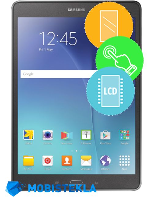 SAMSUNG Galaxy Tab A T350 - Menjava ekrana in stekla