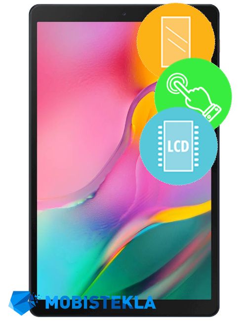SAMSUNG Galaxy Tab A T510 T515 - Menjava ekrana in stekla