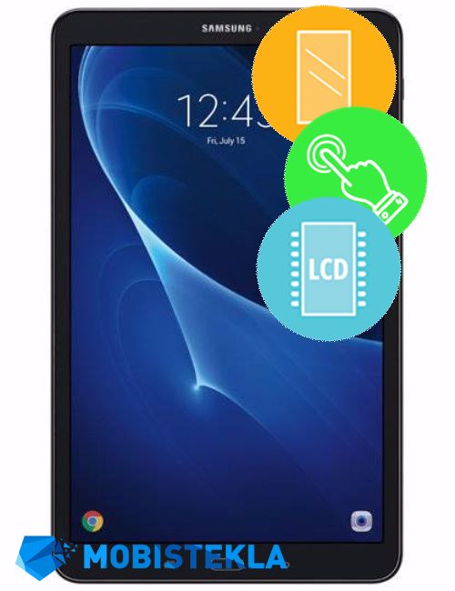 SAMSUNG Galaxy Tab A T580 - Menjava ekrana in stekla