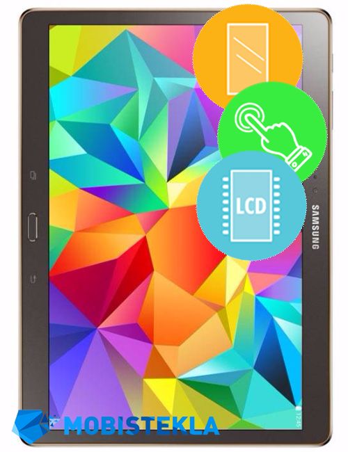 SAMSUNG Galaxy Tab S T800 T805 - Menjava ekrana in stekla
