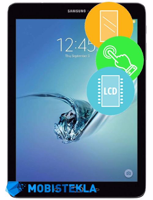 SAMSUNG Galaxy Tab S2 8,0 T713 T715 T719 - Menjava ekrana in stekla