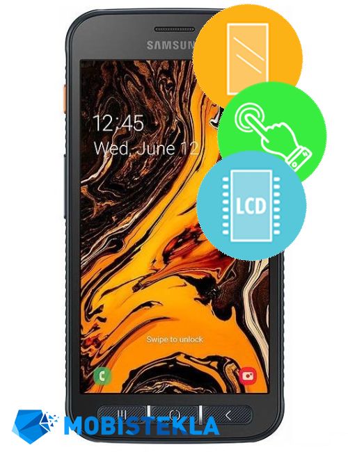 SAMSUNG Galaxy Xcover 4s - Menjava ekrana in stekla