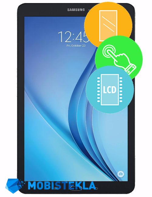 SAMSUNG Galaxy Tab E T560 T561 - Menjava ekrana in stekla