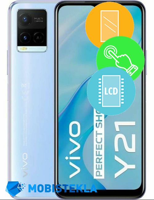 VIVO Y21 - Menjava ekrana in stekla