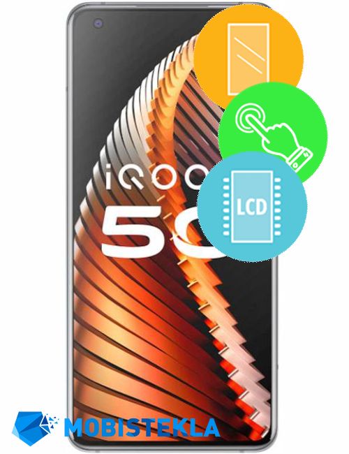 VIVO iQOO 5 5G - Menjava ekrana in stekla