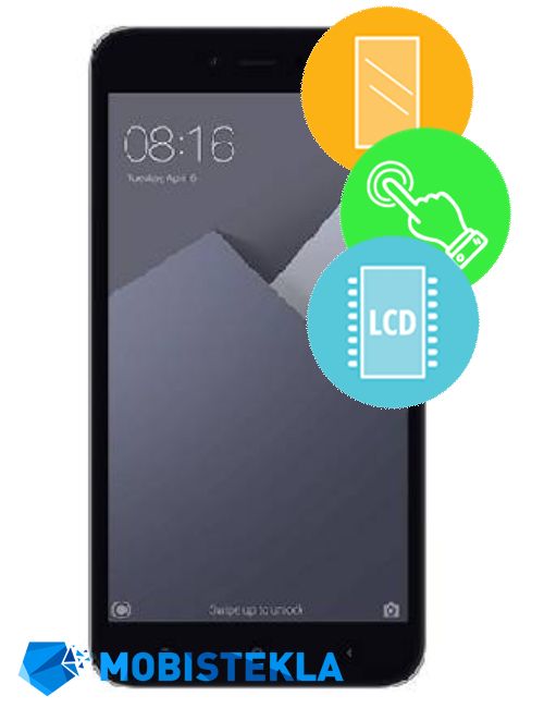 XIAOMI Note 5A - Menjava ekrana in stekla