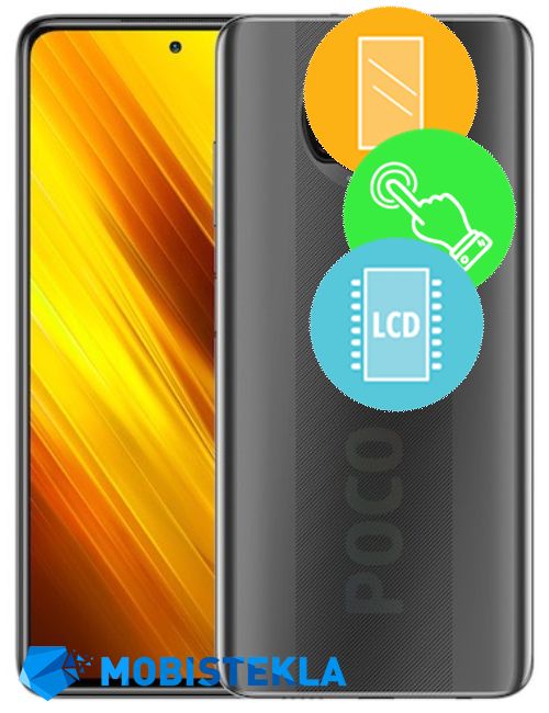 XIAOMI Poco X3 NFC - Menjava ekrana in stekla