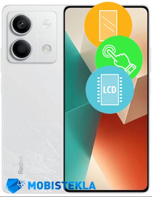 XIAOMI Redmi Note 13 5G  - Menjava ekrana in stekla
