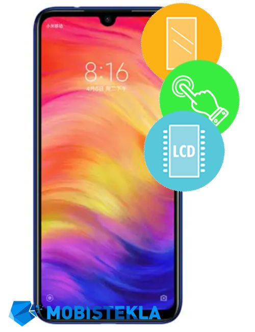 XIAOMI Redmi Note 7S - Menjava ekrana in stekla