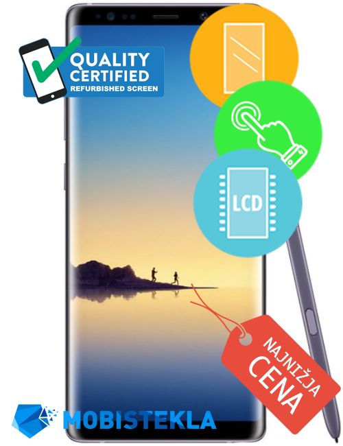 SAMSUNG Galaxy Note 8 - Menjava z obnovljenim ekranom - B klasa