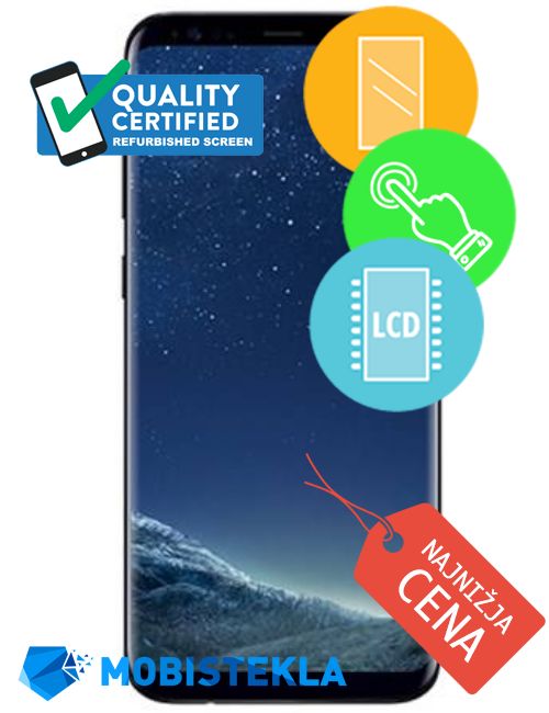 SAMSUNG Galaxy S8 Plus - Menjava z obnovljenim ekranom - B klasa