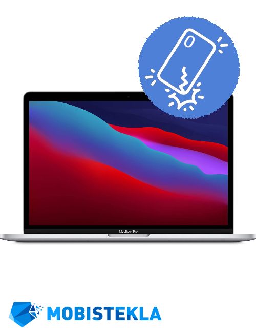 APPLE MacBook Pro 13 M1 A2338 - Menjava zadnjega stekla