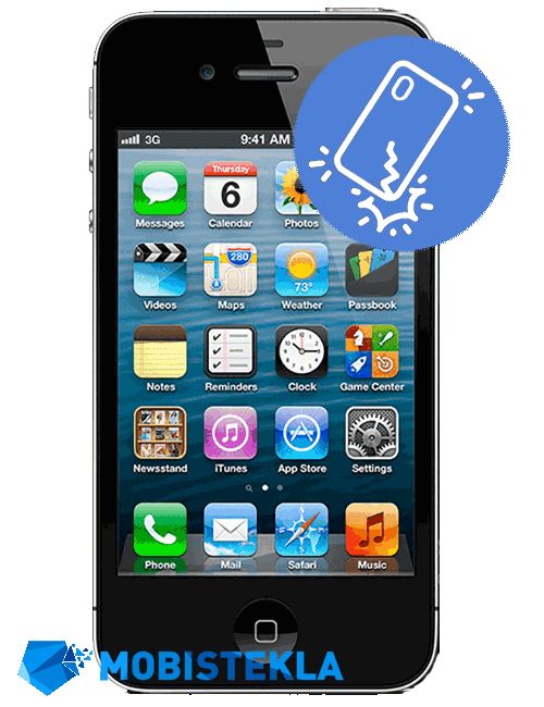APPLE iPhone 4s - Menjava zadnjega stekla
