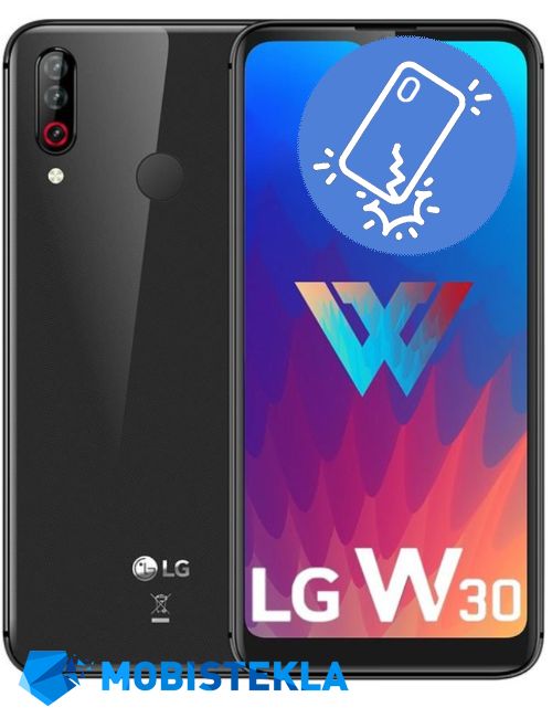 LG W30 - Menjava zadnjega stekla