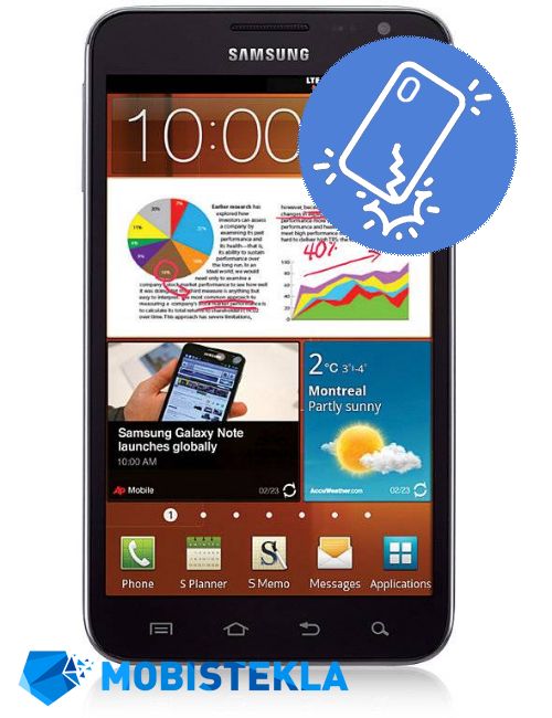 SAMSUNG Galaxy Note 1 - Menjava zadnjega stekla