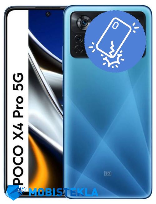 XIAOMI Poco X4 Pro 5G - Menjava zadnjega stekla