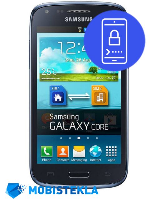 SAMSUNG Galaxy Core - Odklep naprave