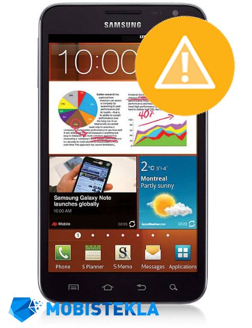 SAMSUNG Galaxy Note 1 - Odprava programskih napak