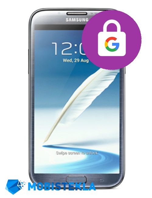 SAMSUNG Galaxy Note 2 - Odstranitev računa