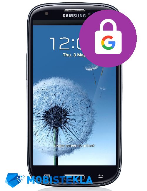 SAMSUNG Galaxy S3 - Odstranitev računa