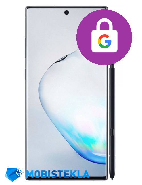 SAMSUNG Galaxy Note 10 - Odstranitev računa