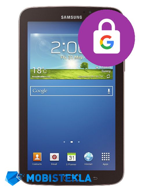SAMSUNG Galaxy Tab 3 T210 - Odstranitev računa
