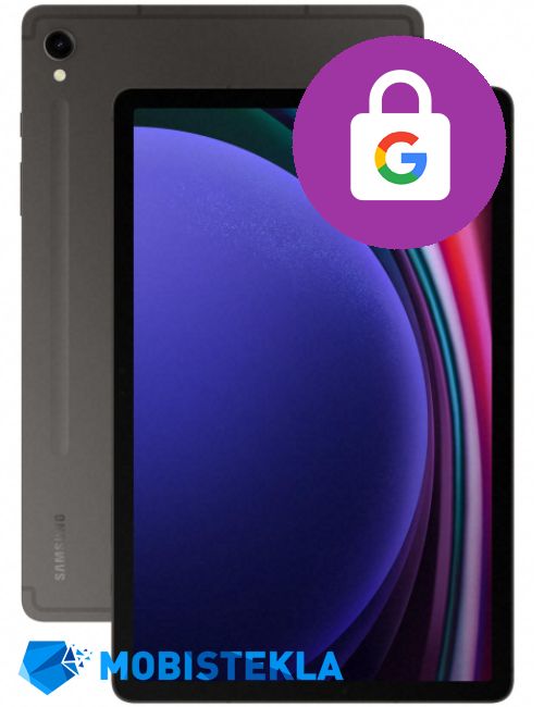 SAMSUNG Galaxy Tab S9 - Odstranitev računa