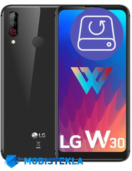 LG W30 - Ohranitev podatkov