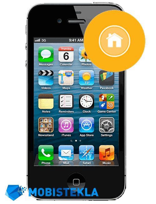 APPLE iPhone 4 - Popravilo HOME tipke