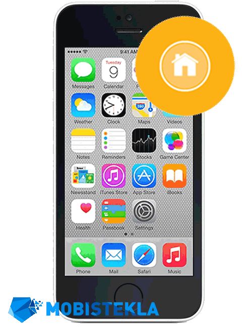 APPLE iPhone 5c - Popravilo HOME tipke
