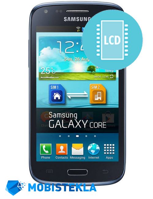 SAMSUNG Galaxy Core - Popravilo LCD-ja